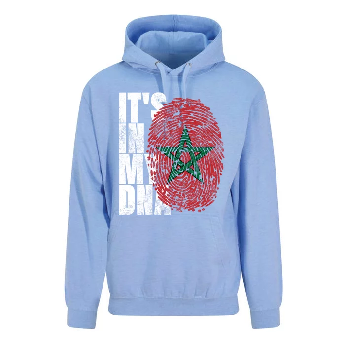 Its In My Dna Moroccan African Funny Gift Moorish Morocco Flag Gift Unisex Surf Hoodie