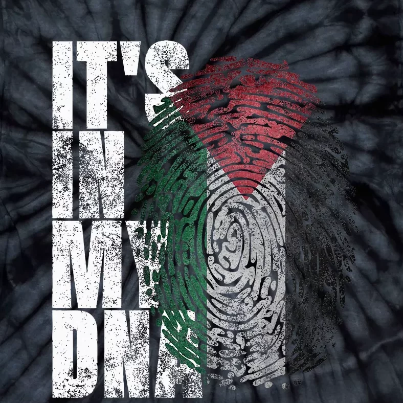 It In My Dna Palestinian Arabic Gifts Palestine Flag Tie-Dye T-Shirt