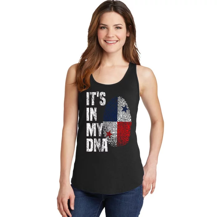 It's In My DNA Panama Flag Panama Heritage Panamanian Flag Ladies Essential Tank