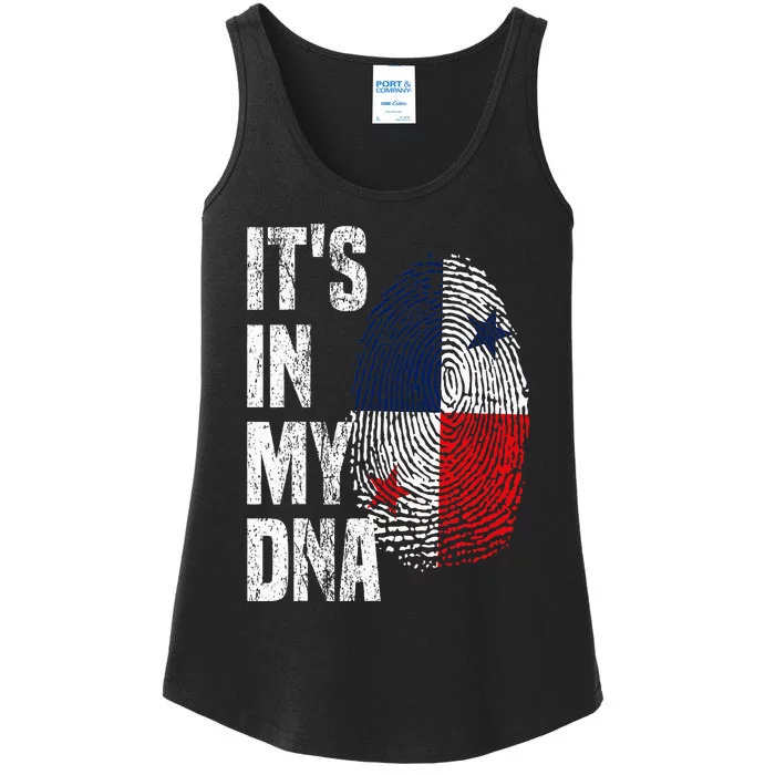 It's In My DNA Panama Flag Panama Heritage Panamanian Flag Ladies Essential Tank