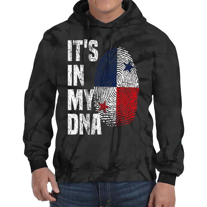 It's In My DNA Panama Flag Panama Heritage Panamanian Flag Tie Dye Hoodie