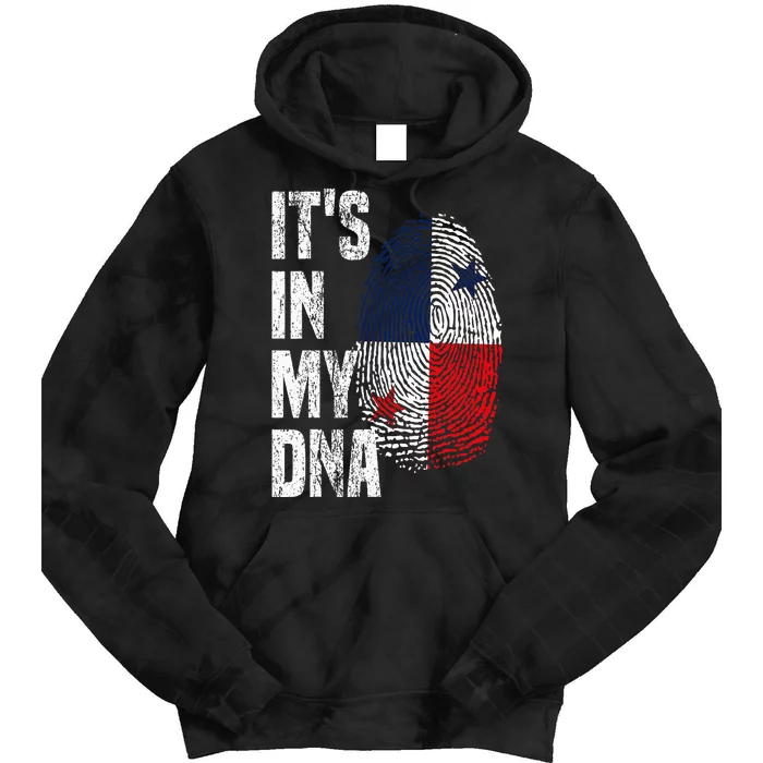 It's In My DNA Panama Flag Panama Heritage Panamanian Flag Tie Dye Hoodie