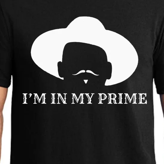 IM In My Prime Western Doc Holliday Cow Outlaw Mustache Pajama Set