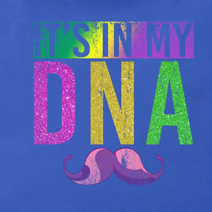 Its In My Dna Masquerade Funny Moustache Mardi Gras Great Gift Zip Tote Bag