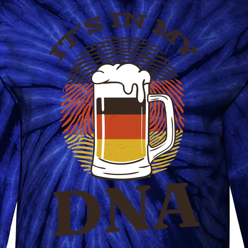 It's In My DNA German Beer Tie-Dye Long Sleeve Shirt