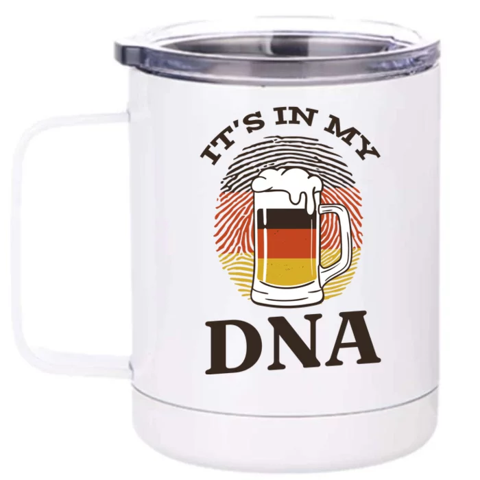 It's In My DNA German Beer Front & Back 12oz Stainless Steel Tumbler Cup