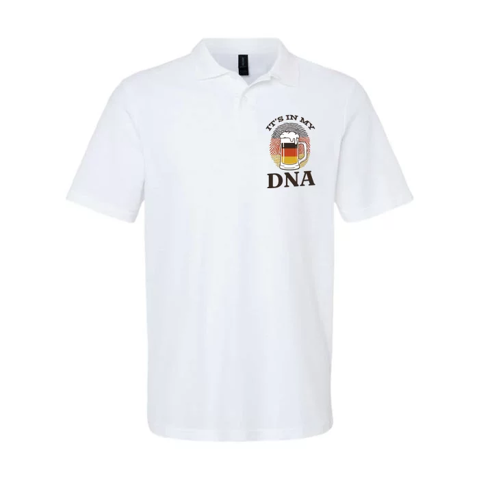 It's In My DNA German Beer Softstyle Adult Sport Polo