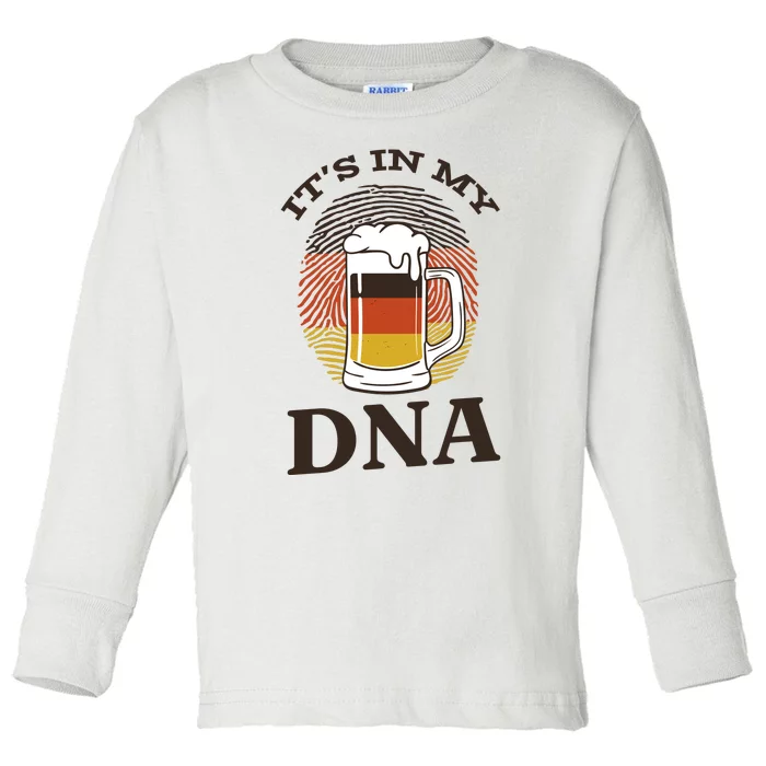 It's In My DNA German Beer Toddler Long Sleeve Shirt