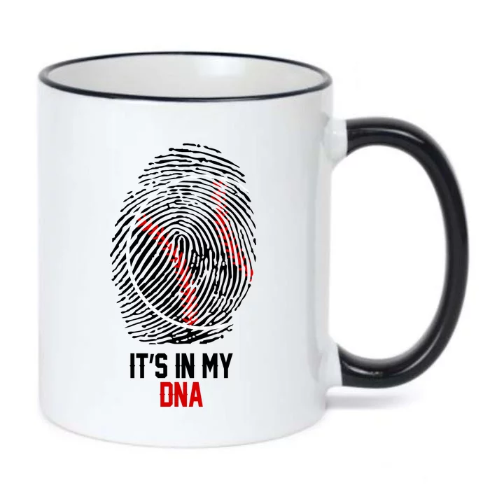 It's In My DNA Baseball Lover Black Color Changing Mug