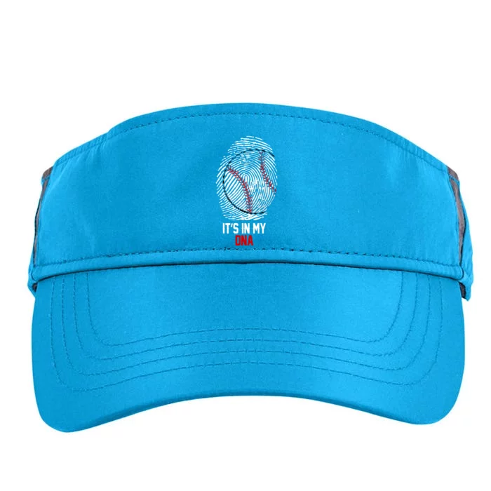 It's In My DNA Baseball Lover Adult Drive Performance Visor