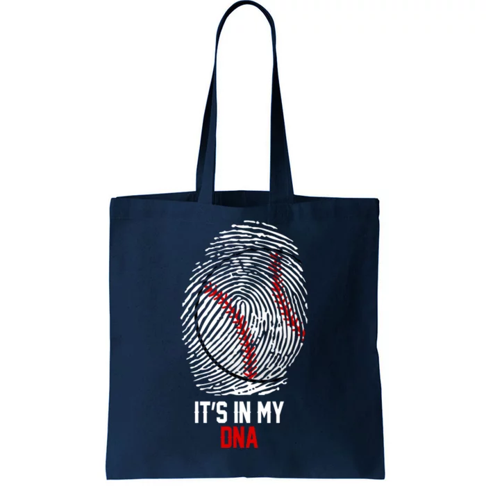 It's In My DNA Baseball Lover Tote Bag