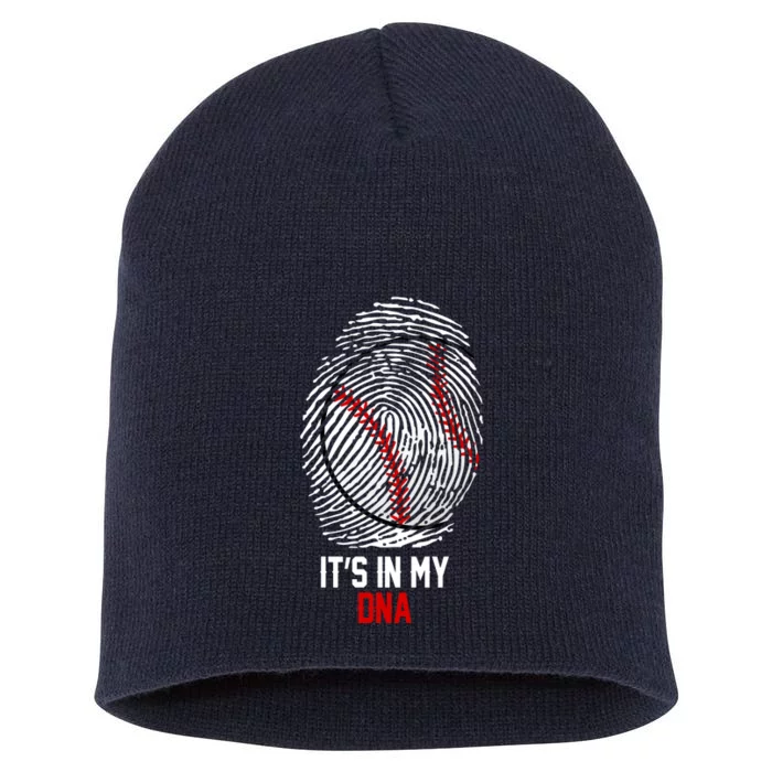 It's In My DNA Baseball Lover Short Acrylic Beanie