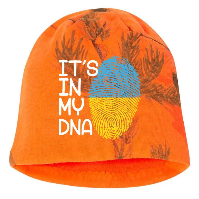 It's In My DNA Ukraine Fingerprint Kati - Camo Knit Beanie