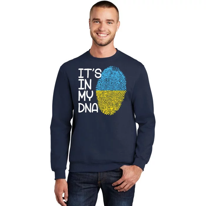 It's In My DNA Ukraine Fingerprint Sweatshirt