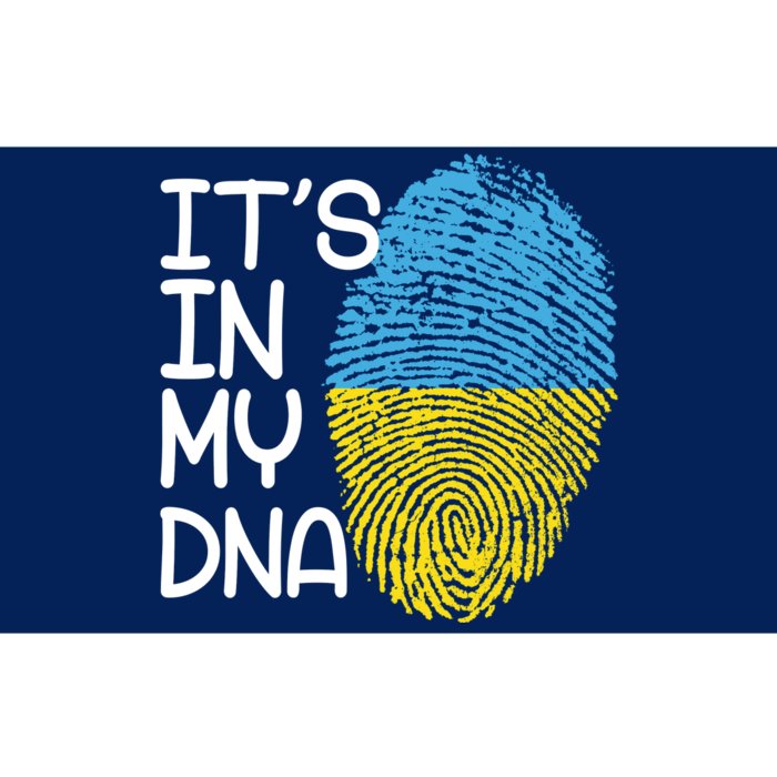 It's In My DNA Ukraine Fingerprint Bumper Sticker