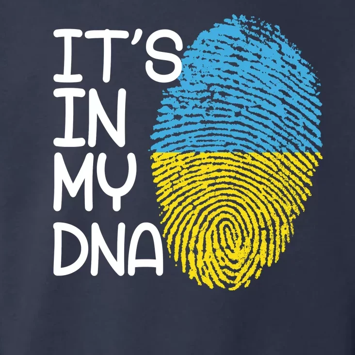 It's In My DNA Ukraine Fingerprint Toddler Hoodie