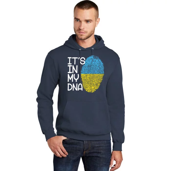 It's In My DNA Ukraine Fingerprint Tall Hoodie