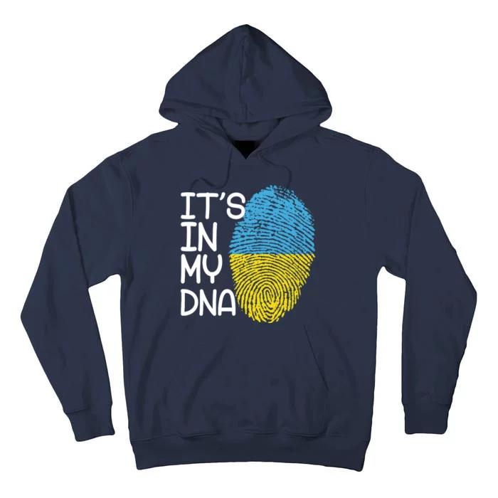 It's In My DNA Ukraine Fingerprint Tall Hoodie