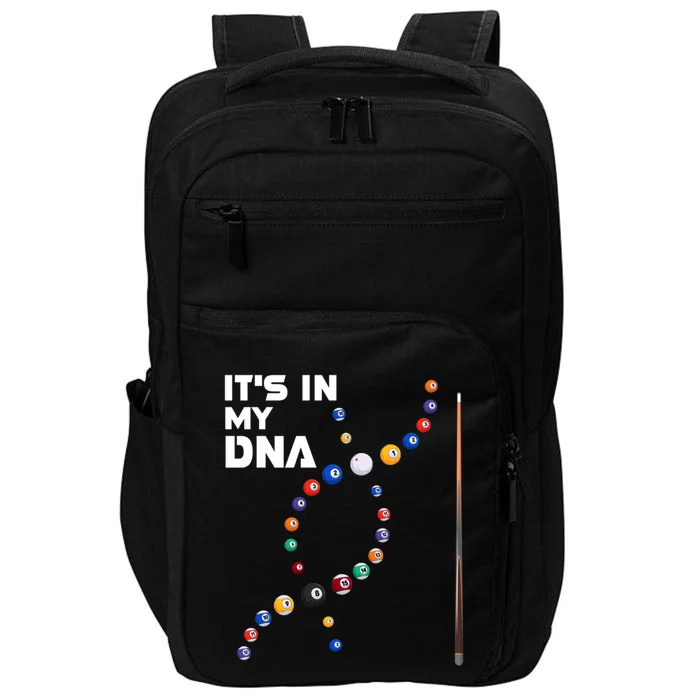 ItS In My Dna Pool Billiard Gift Impact Tech Backpack