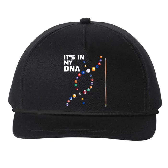 ItS In My Dna Pool Billiard Gift Snapback Five-Panel Rope Hat