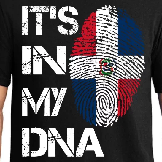 IT'S IN MY DNA Dominican Republic Flag Pride Gift Pajama Set