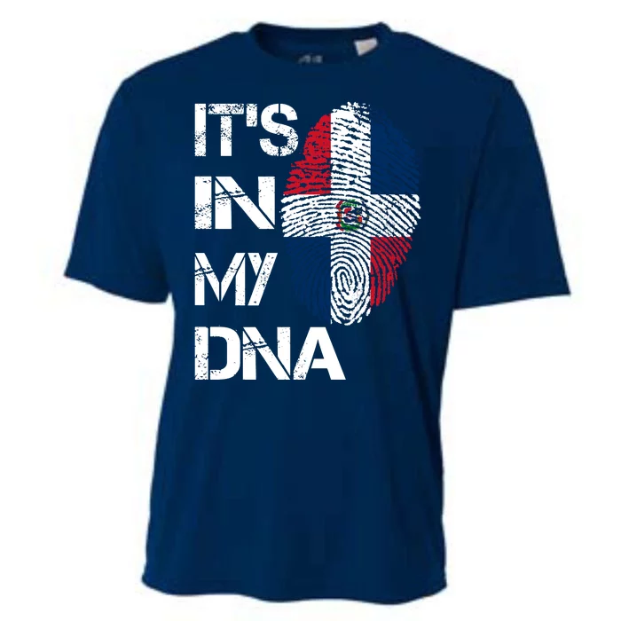 IT'S IN MY DNA Dominican Republic Flag Pride Gift Cooling Performance Crew T-Shirt