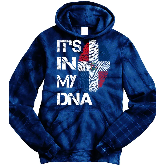 IT'S IN MY DNA Dominican Republic Flag Pride Gift Tie Dye Hoodie