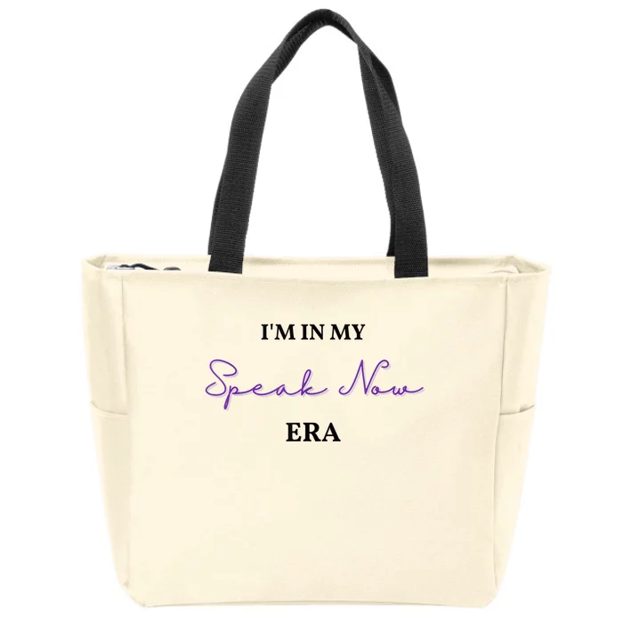 Im In My SpeakNow Era T.S. TS Speak Zip Tote Bag