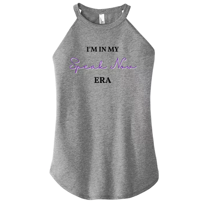 Im In My SpeakNow Era T.S. TS Speak Women’s Perfect Tri Rocker Tank