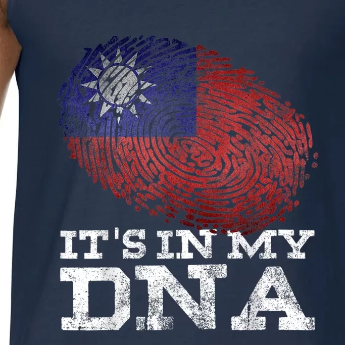 Its In My Dna Taiwanese Gift Proud Asian Taiwan Flag Cool Gift Comfort Colors® Tank Top