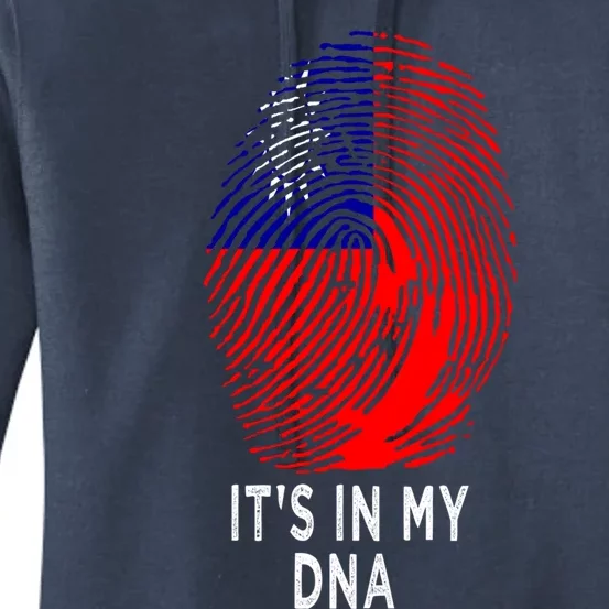 Its In My Dna Taiwanese Gift Proud Taiwan Flag Gift Women's Pullover Hoodie