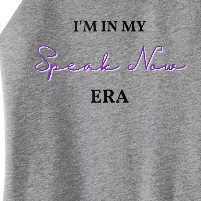 Im In My SpeakNow Era T.S. TS Speak Women’s Perfect Tri Rocker Tank