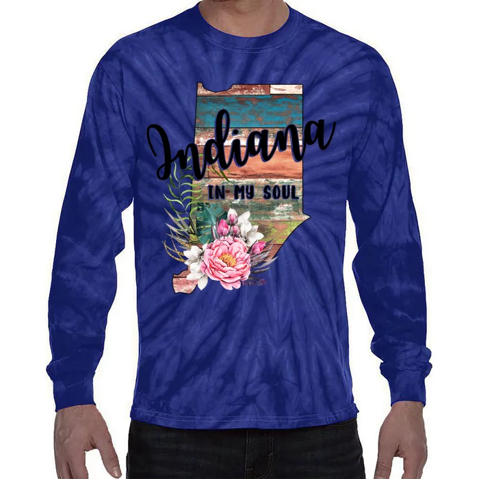 Indiana In My Soul Tie-Dye Long Sleeve Shirt