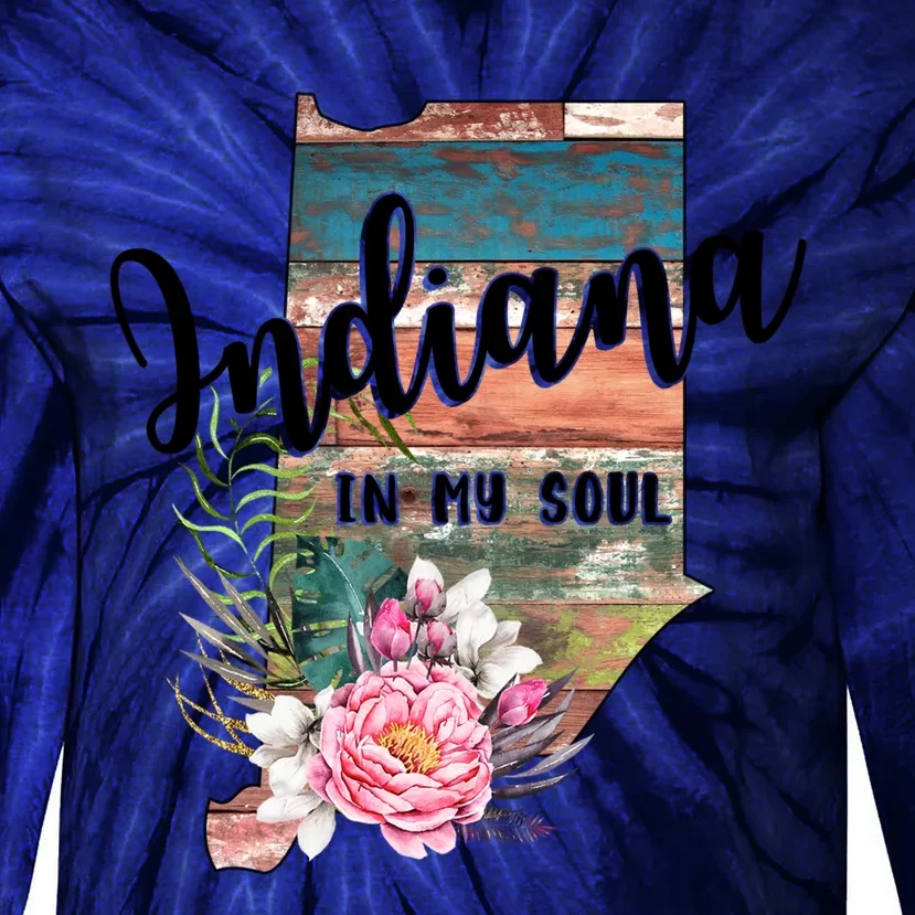 Indiana In My Soul Tie-Dye Long Sleeve Shirt