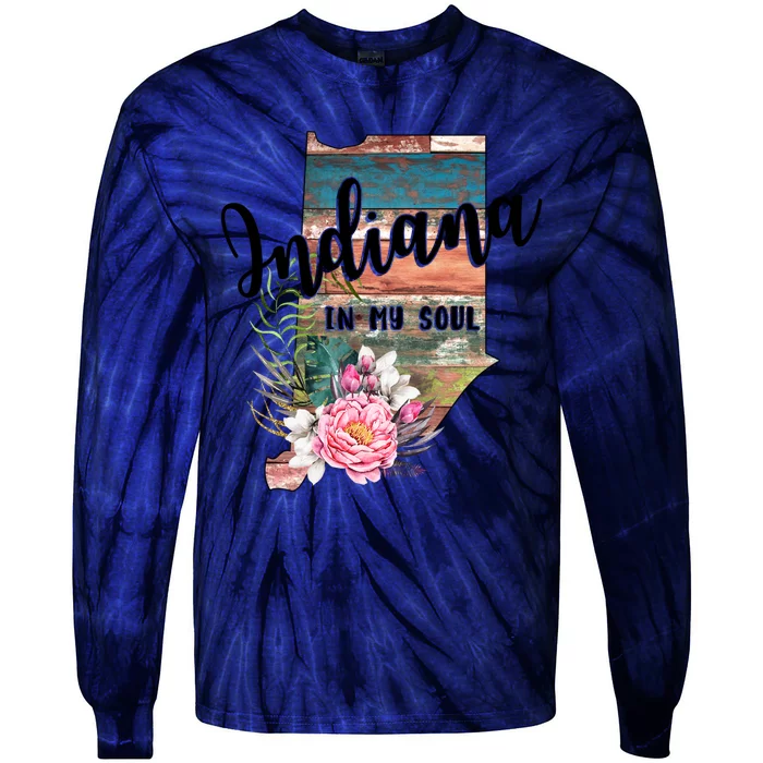 Indiana In My Soul Tie-Dye Long Sleeve Shirt