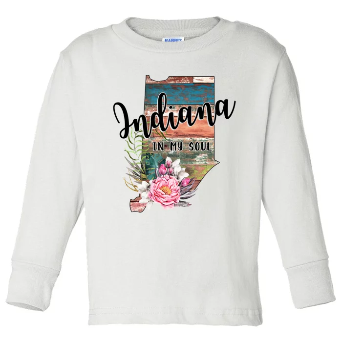 Indiana In My Soul Toddler Long Sleeve Shirt