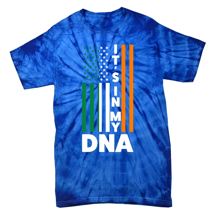 It's In My Dna Irland Irish Flag Gift Tie-Dye T-Shirt