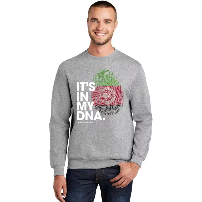 It's In My Dna Afghanistan Flag Great Gift Afghan Roots Cool Gift Tall Sweatshirt