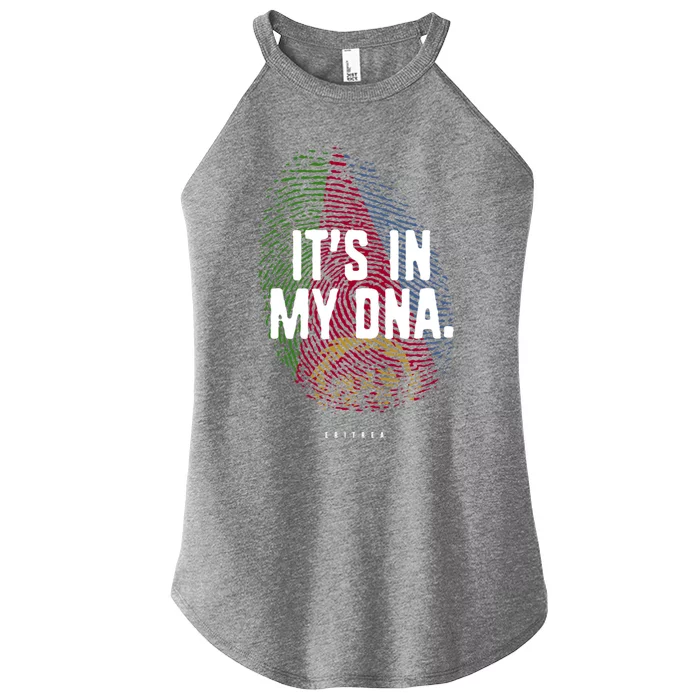 It's In My Dna Eritrea Flag Gift Eritrean Roots Meaningful Gift Women’s Perfect Tri Rocker Tank