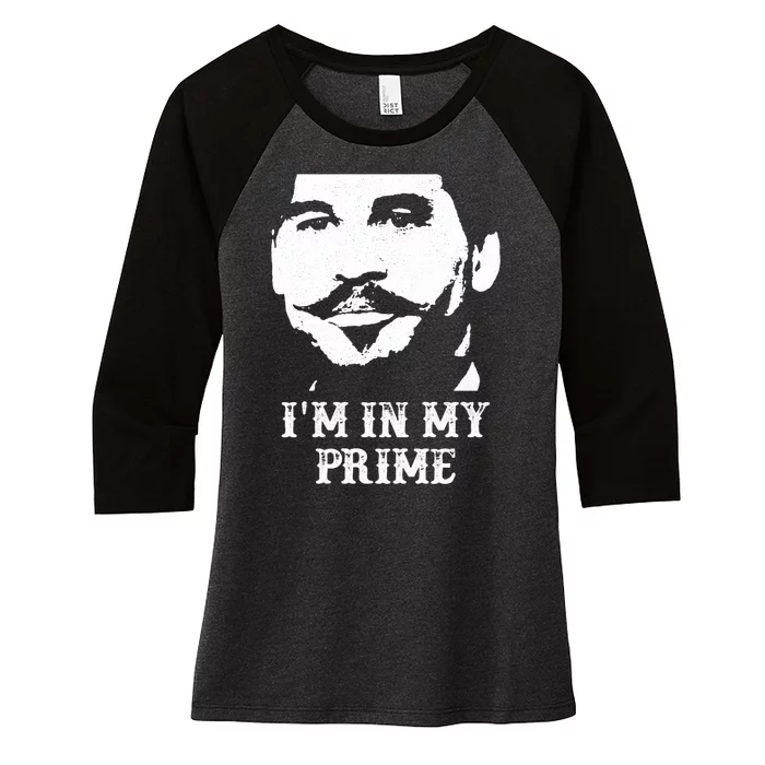 Im In My Prime Women's Tri-Blend 3/4-Sleeve Raglan Shirt