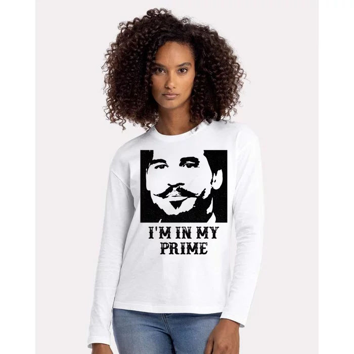 Im In My Prime Westerns Movies Womens Cotton Relaxed Long Sleeve T-Shirt