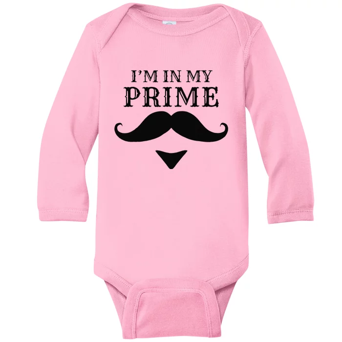 IM In My Prime Western Doc Holliday Cow Baby Long Sleeve Bodysuit