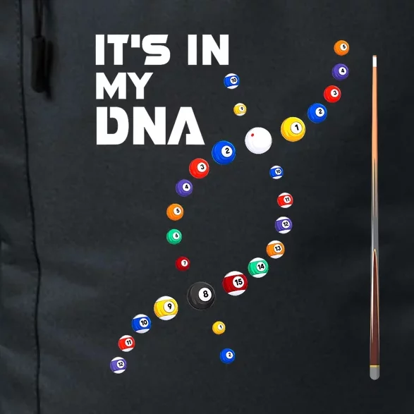 Its In My Dna Pool Billiard Cues Sticks Gift Daily Commute Backpack