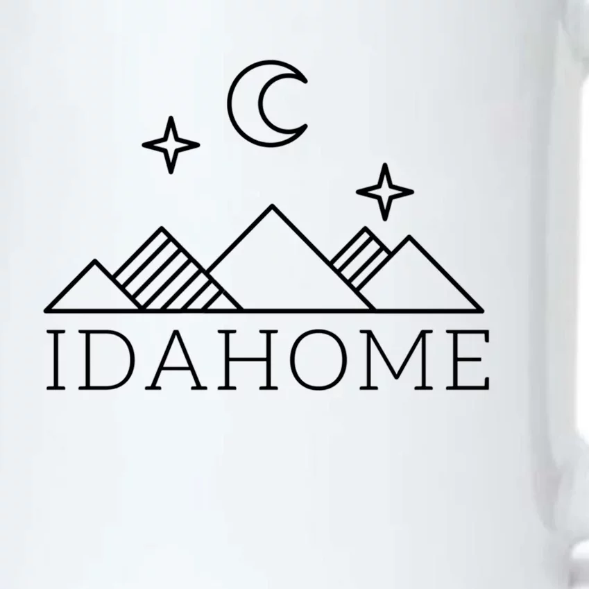 Idahome Idaho Mountain Vibes Moon Outdoor Camp Gift Black Color Changing Mug