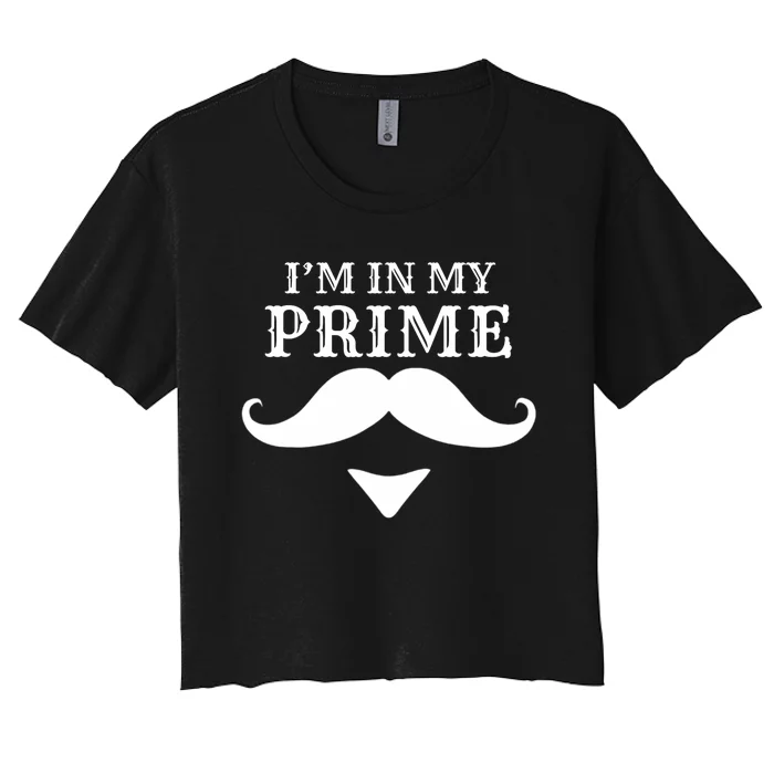 IM In My Prime Western Doc Holliday Cowboy Women's Crop Top Tee