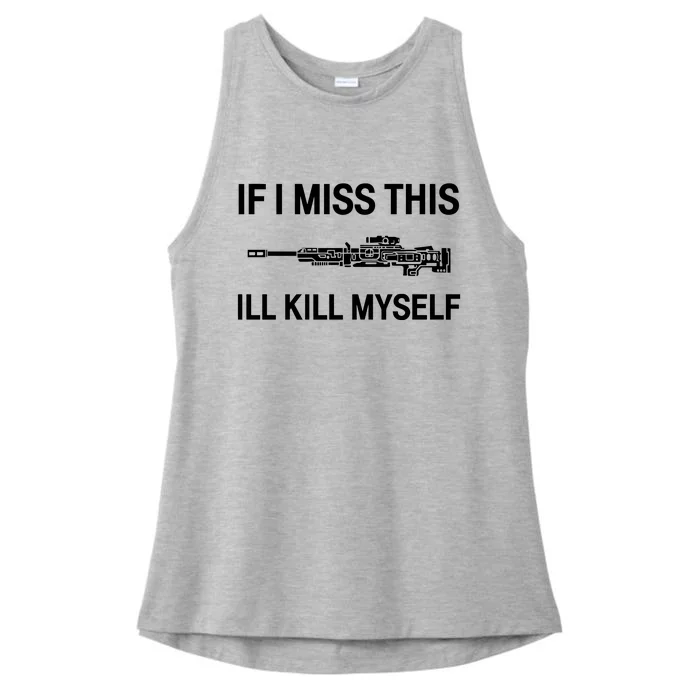 If I Miss Apex Legends Weapons This ILl Kill Myself Ladies Tri-Blend Wicking Tank