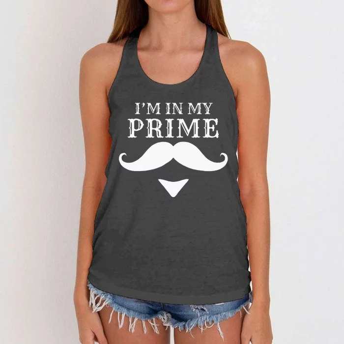 IM In My Prime Western Doc Holliday Cowboy Women's Knotted Racerback Tank