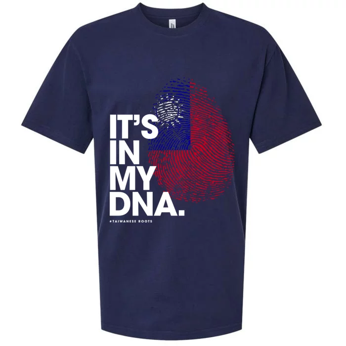 It's In My Dna Taiwan Flag Great Gift Taiwanese Roots Gift Sueded Cloud Jersey T-Shirt