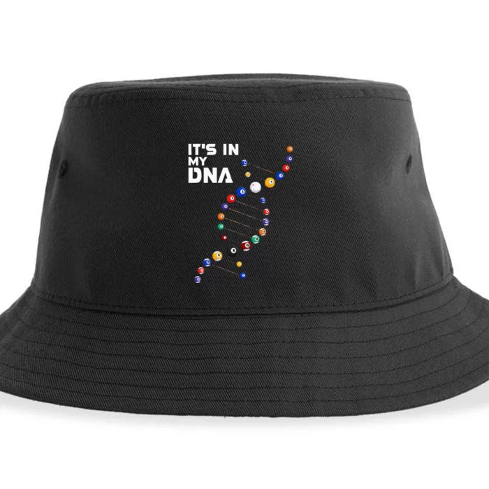 It's In My DNA Pool Billiard Sustainable Bucket Hat