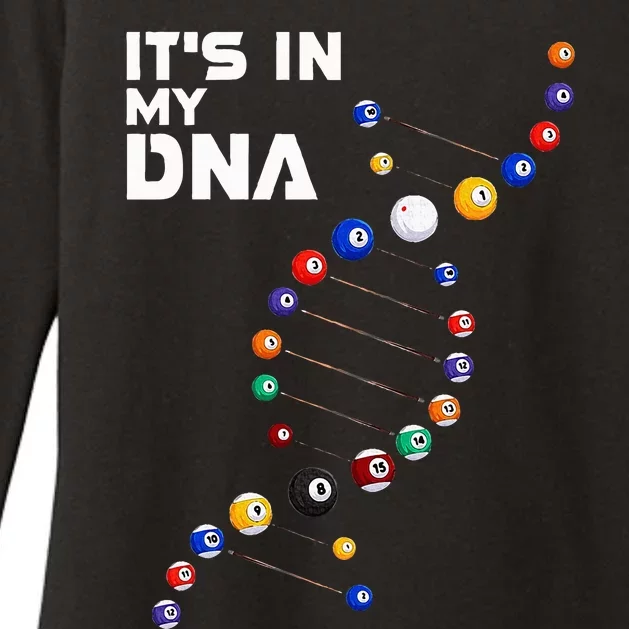 It's In My DNA Pool Billiard Womens CVC Long Sleeve Shirt